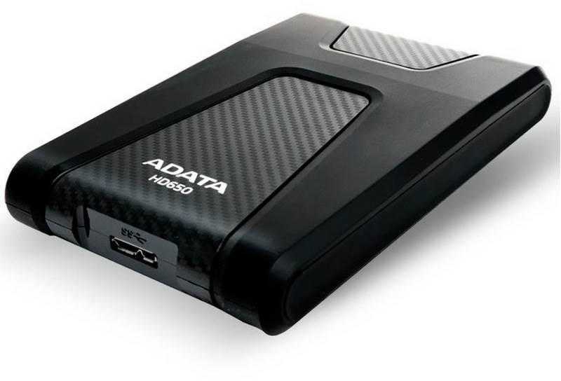 Išorinis kietasis diskas Adata HD650 4TB 2.5" Juodas 