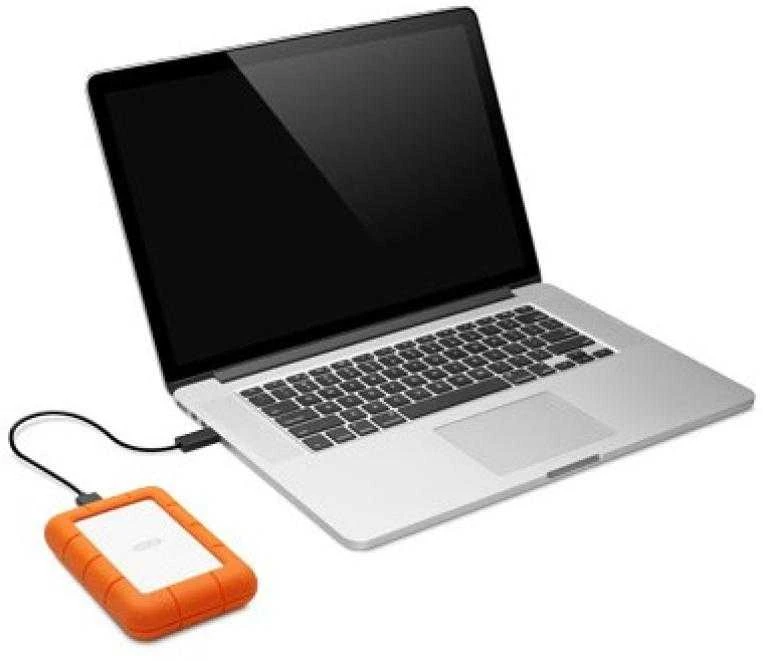 Kietasis diskas Išorinis diskas LaCie Rugged Mini 2.5" 4TB USB3.0, Atsparus smūgiams
