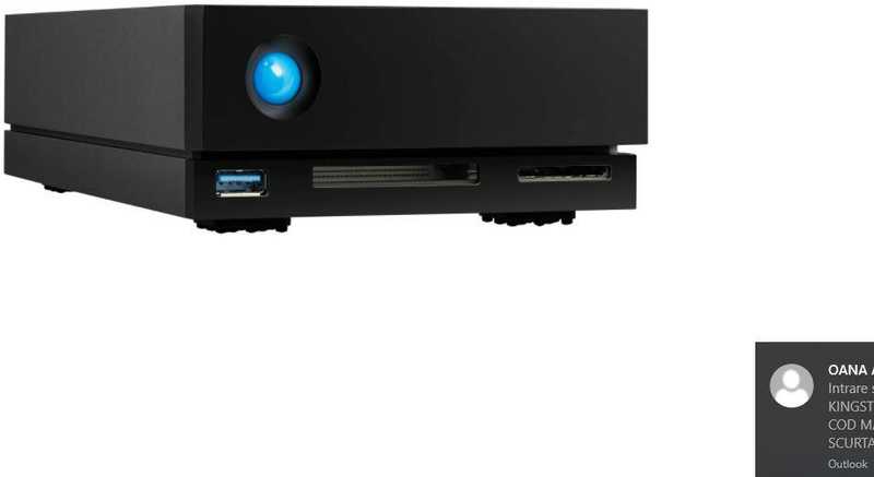 Kietasis diskas LaCie 1big Dock USB-C 16TB Thunderbolt 3 USB 3.0