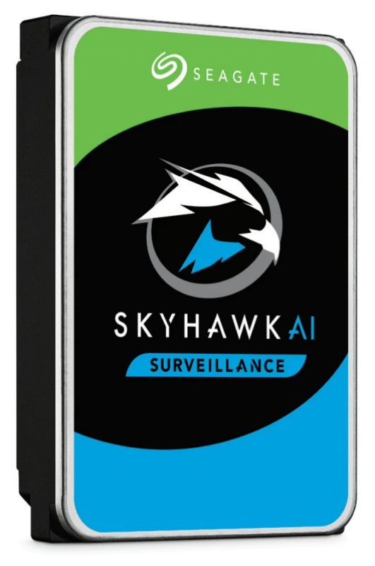 „SEAGATE“ stebėjimo dirbtinio intelekto „Skyhawk“ 12 TB kietasis diskas SATA 6 Gb/s 256 MB talpykla 8,9 cm 3,5 colio CMR helio juodas