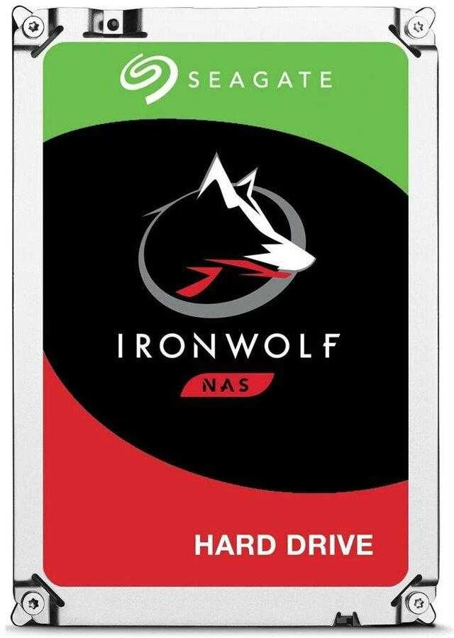 „SEAGATE NAS HDD 8TB IronWolf 7200rpm 6Gb/s SATA 256MB cache 8,9cm 3,5inch 24x7“ skirtas NAS ir RAID Rackmount sistemoms, juodos spalvos