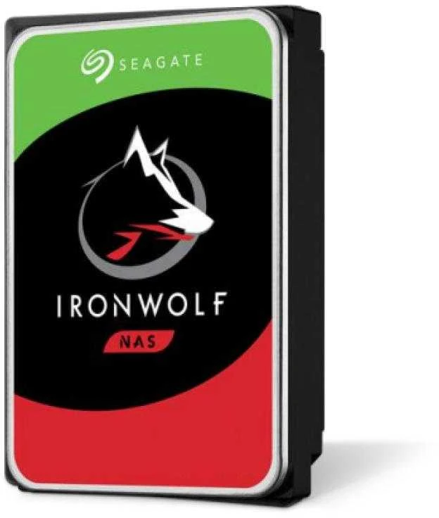 „SEAGATE NAS HDD 8TB IronWolf 7200rpm 6Gb/s SATA 256MB cache 8,9cm 3,5inch 24x7“ skirtas NAS ir RAID Rackmount sistemoms, juodos spalvos