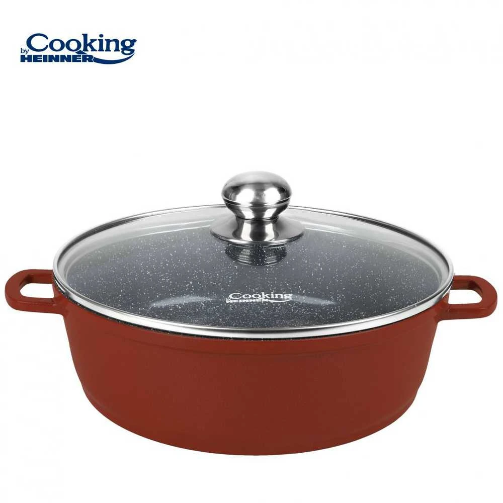 ALIUMINIO KEPTUVE SU DANGTELIU 36X9,5CM, 8,8L, CALABRIA, COOKING BY HEINNER