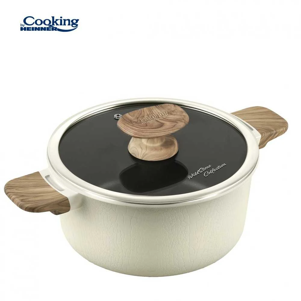 Cooking By Heinner ALIUMINIO KEPTUVE SU DANGTELIU 20X9,5CM, 2,5L, LAUKINIO AKMENS, HEINNER GAMINTOJAS