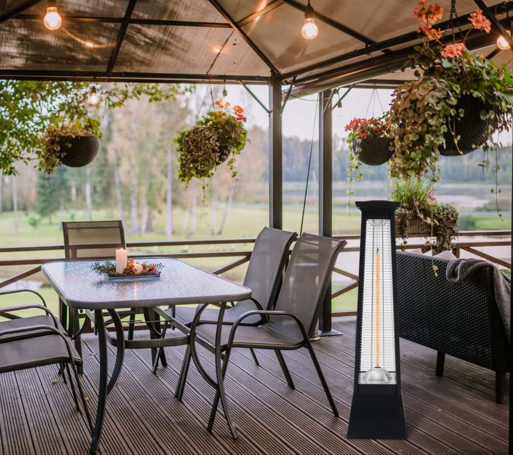 HEINNER Vertikalus elektrinis šildytuvas su pagrindu 1500W/2000W