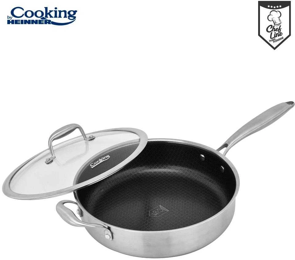 Cooking By Heinner Heinner GILUS KEPTUVAS SU DANGČIU, 24x6,5 CM, TITANIUM 3, HEINER GAMINTOJAS
