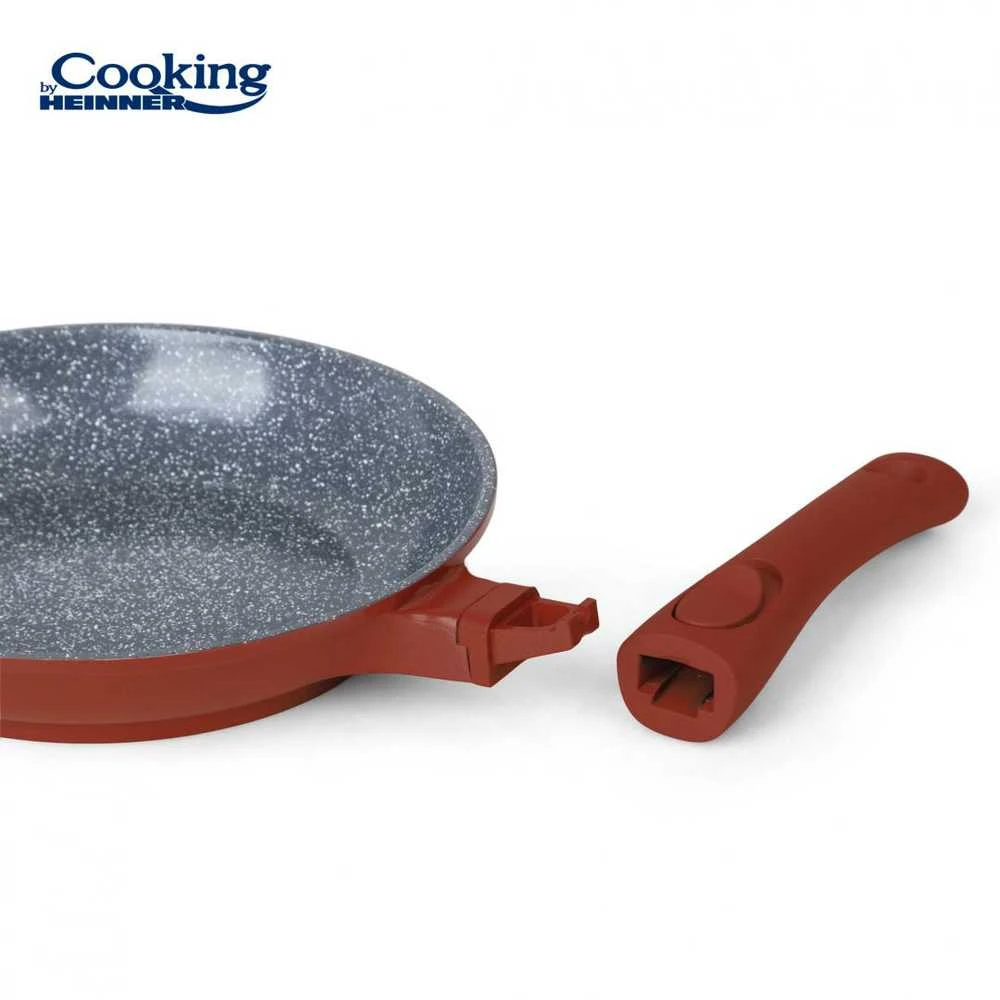Cooking By Heinner Lieta aliuminio keptuvė su dangčiu 24x4,8 cm, Calabria, virimo aparatas Heinner