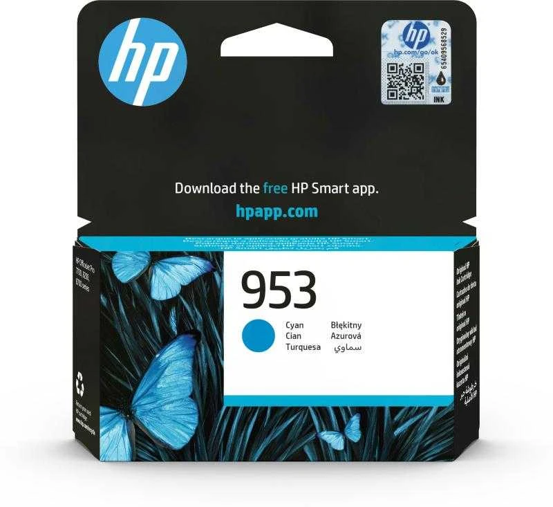 Hewlett Packard (HP) HP 953 mėlynas F6U12AE Instant Ink