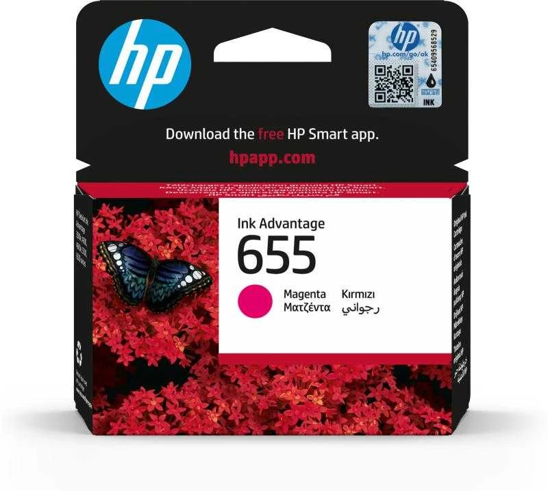 Hewlett Packard (HP) HP Nr.655 (CZ111AE), purpurinė kasetė