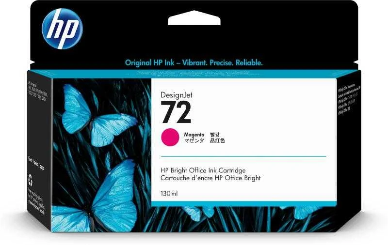 Hewlett Packard (HP) HP Nr.72 Rašalo krepšelis. Magenta su Vivera rašalu (130 ml)
