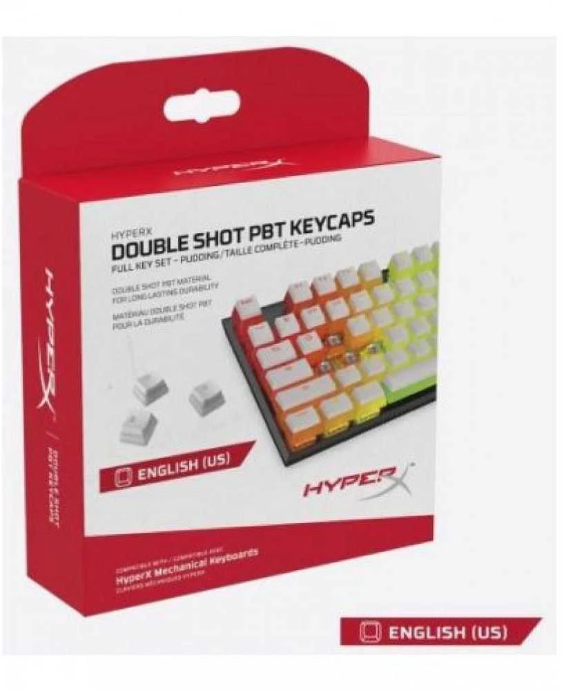 Pakaitiniai klavišai HyperX Pudding Keycaps Full Key Set, US išdėstymas