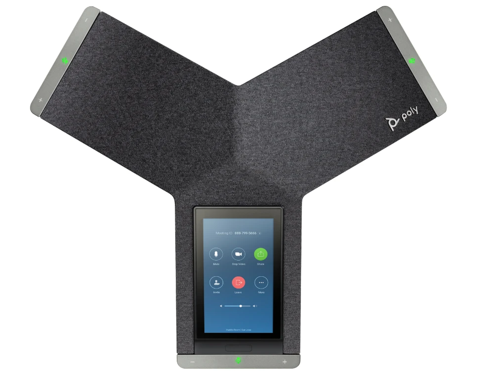 HP Poly Trio C60 konferencinis telefonas viršutinis vaizdas