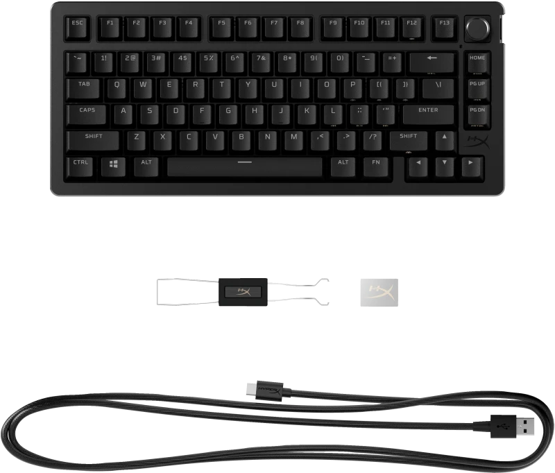Hewlett Packard (HP) HP HyperX Alloy Rise žaidimų klaviatūra 75-US