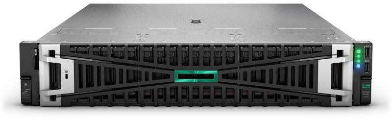 HPE „ProLiant DL385 Gen11 9124“ 3,0 GHz 16c 64 GB-R 8SFF MR408i-o 2 x 480 GB SATA SSD 2 x 1000 W PS ES serveris