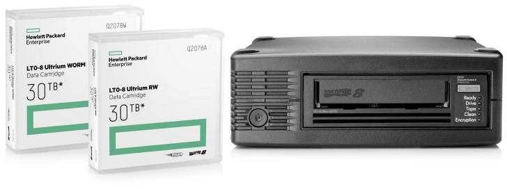 Serveris Hewlett Packard (HP) Streamer HP Stacja dyskietek StoreEver LTO-8 Ultrium 30750