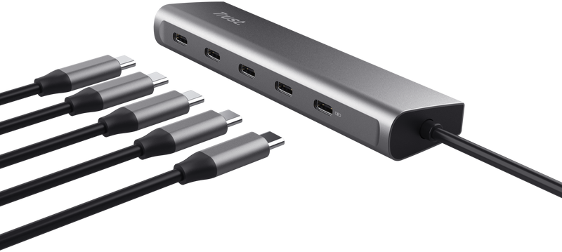 „Trust HALYX“ 5 prievadų USB-C šakotuvas