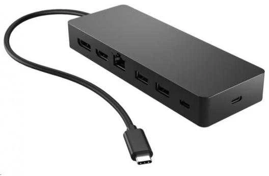HP USB-C šakotuvas su jungčių išdėstymu