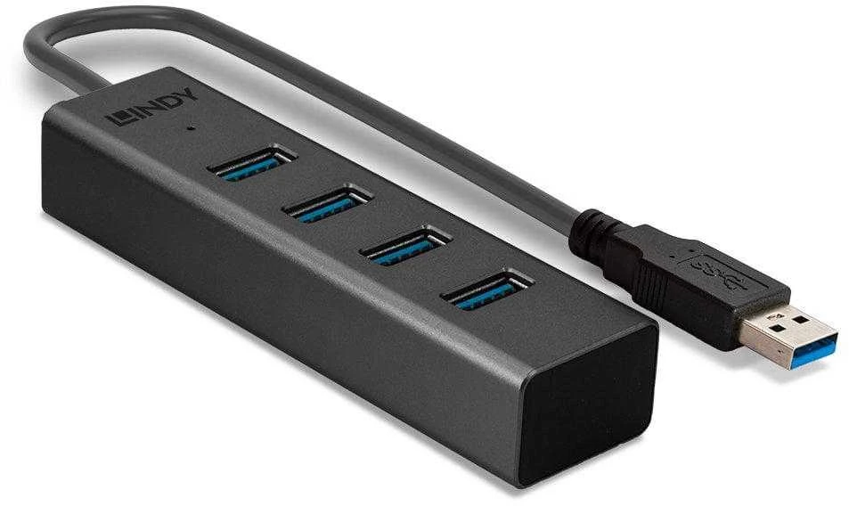 LINDY USB 3.0 šakotuvas su jungiamuoju laidu