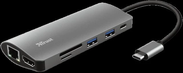 Trust Pasitikėkite Dalyx 7in1 USB-C kelių prievadų adapteriu (TR-23775)