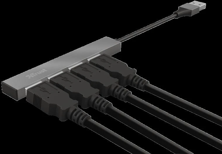 Įvesties/išvesties šakotuvas MINI-USB 4PORT23786 TRUST