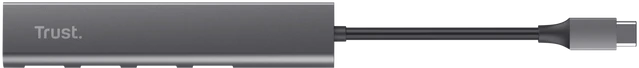 Trust Halyx USB-C adapteris, pilkas korpusas