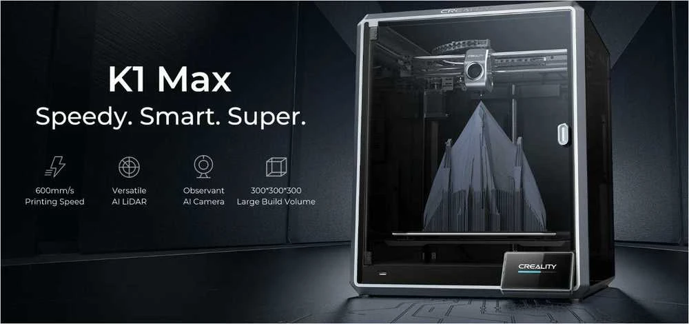 CREALITY K1 MAX - 3D spausdintuvas