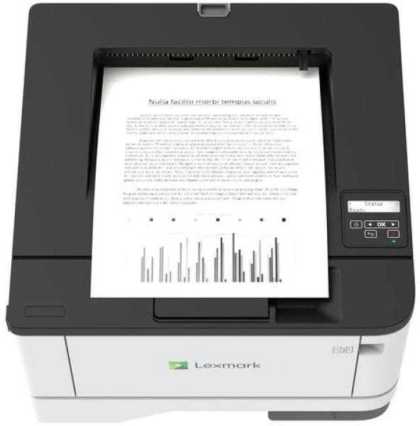 Spausdintuvas Lexmark MS331DN nespalvotas, A4 formato, 38 psl./min., 256 MB, 1 GHz, dvigubas APA ekranas