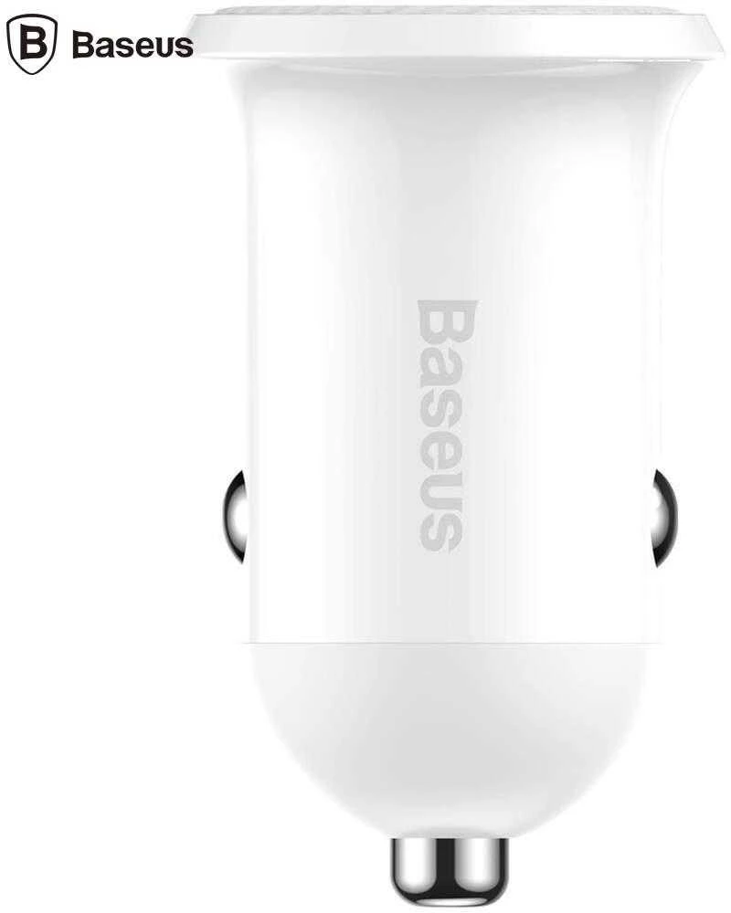 Automobilinis įkroviklis Baseus Grain Pro 2x USB 4.8A - Baltas