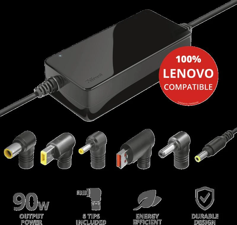 Lenovo Įkroviklis nešiojamam kompiuteriui Maxo 100-240V, 19V 4.74A, 90W