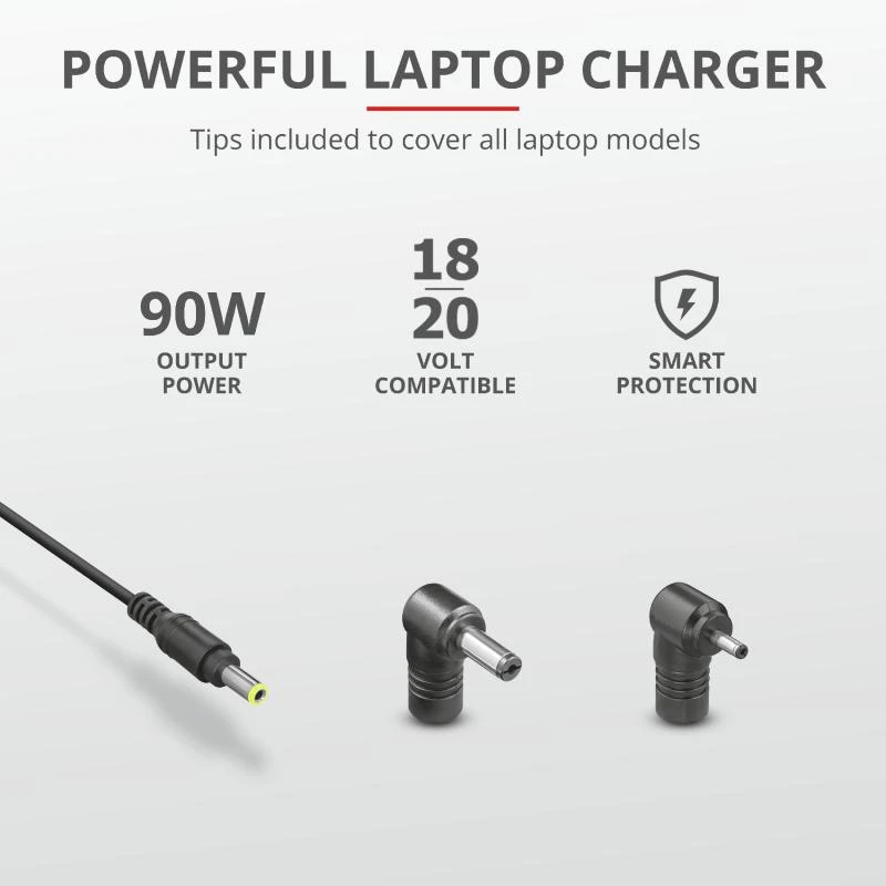 Įkroviklis nešiojamam kompiuteriui Trust Maxo for Acer 90W, 4.74 A