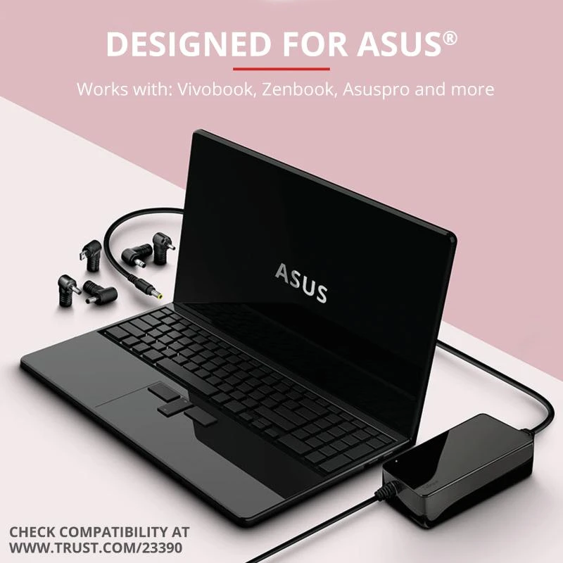 Asus Įkroviklis nešiojamam kompiuteriui Maxo 100-240V, 19V, 4.74A, 90W