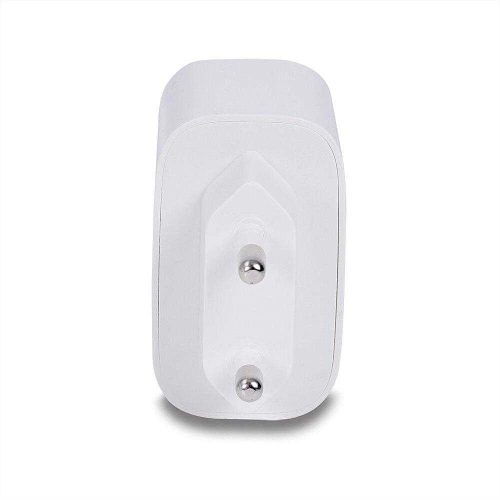 Įkroviklis - LINDY 30W USB Type A ir C Įkroviklis, Dvigubas Prievadas, PD Kompaktiškas Dizainas, Baltas