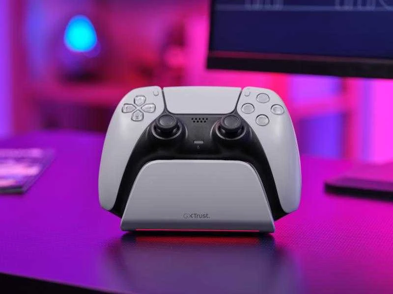 Trust GXT 255 Greito įkrovimo stovas PS5 valdikliams | Balta