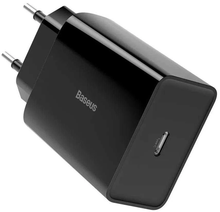 Baseus Speed Mini greitas įkroviklis USB-C PD 3A 20W juodas