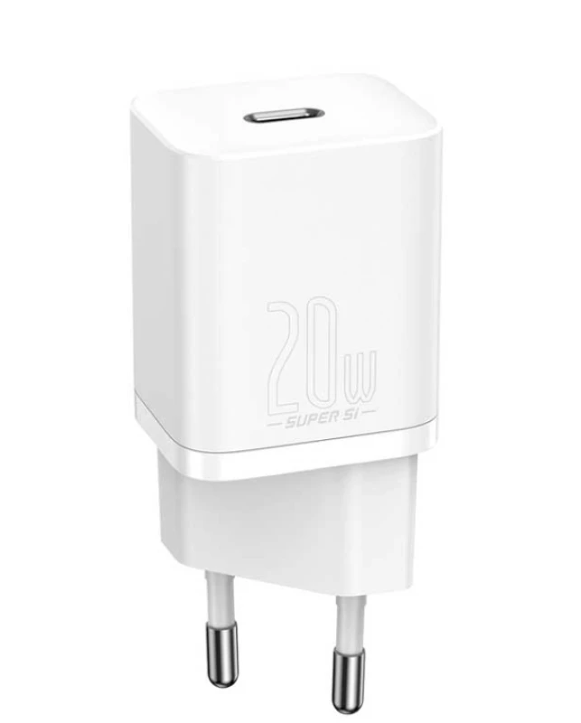 Baseus Super Si greitas įkroviklis 1C 20W - Baltas