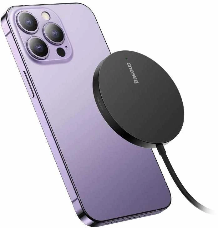 Baseus Simple Mini3 magnetinis belaidis įkroviklis 15 W (Bla