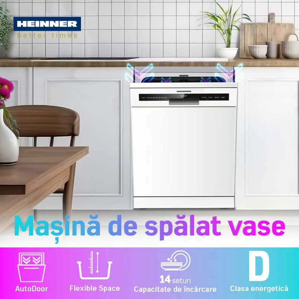 HEINNER indaplovė HDW-FSM60714AWD+++