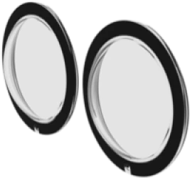 Objektyvas Insta360 X3 lipnios objektyvo apsaugos