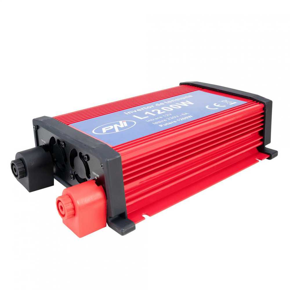 PNI įtampos keitiklis L1200W maitinimo šaltinis 12V 230V išvestis