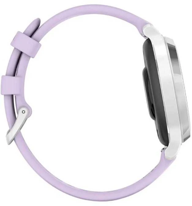 Išmanusis laikrodis Garmin Lily® 2 Active, Sidabro spalvos su alyvinės spalvos silikoniniu dirželiu