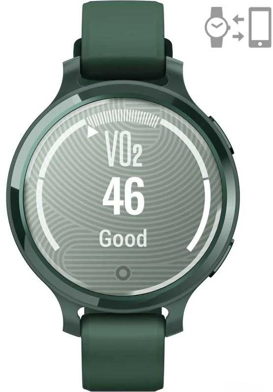 Išmanusis laikrodis Garmin Lily® 2 Active Laikrodis, Žaliojo jaspio spalvos su žaliojo jaspio spalvos silikoniniu dirželiu