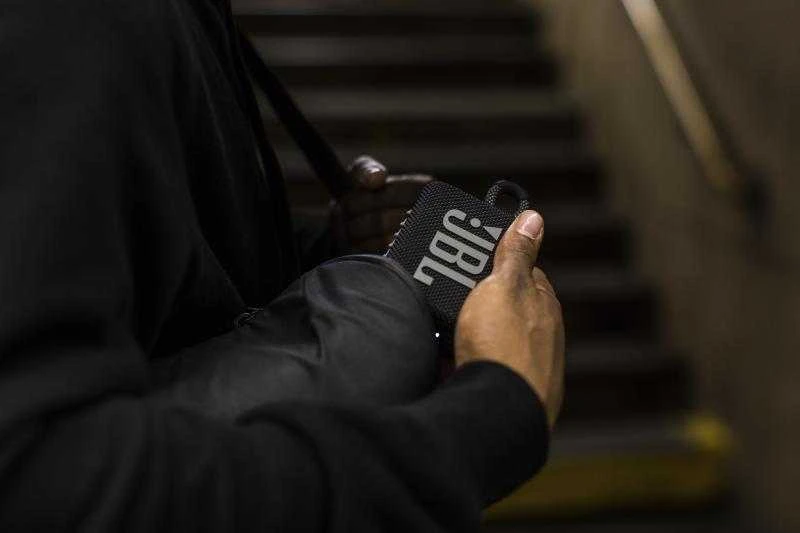 Nešiojama kolonėlė JBL Go 3 BT, tamsiai mėlyna