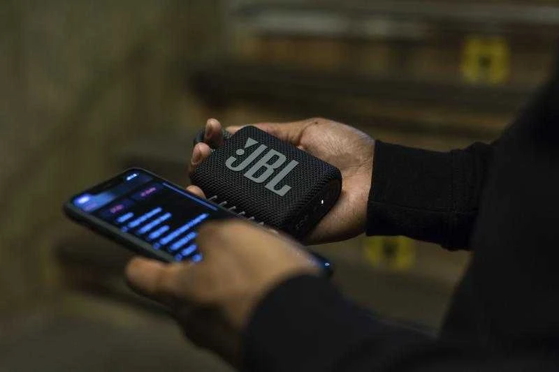 Nešiojama kolonėlė JBL Go 3 BT, tamsiai mėlyna