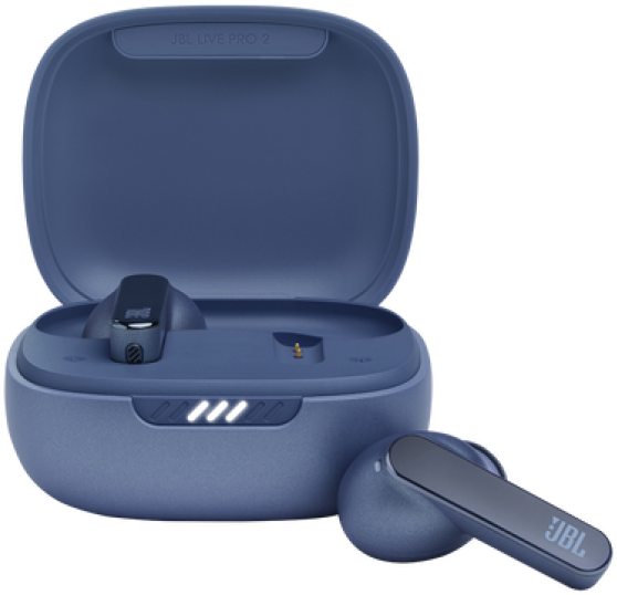 Belaidės ausinės JBL Live Pro 2 TWS, Mėlynos spalvos