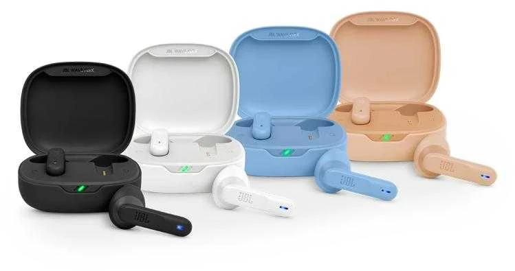 Belaidės Ausinės JBL Wave Flex, Juodos spalvos