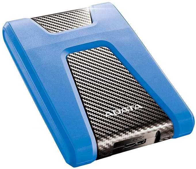 Kietasis išorinis diskas Adata HD650 2TB 2.5", USB 3.1 (suderinama su USB 2.0), Mėlynas