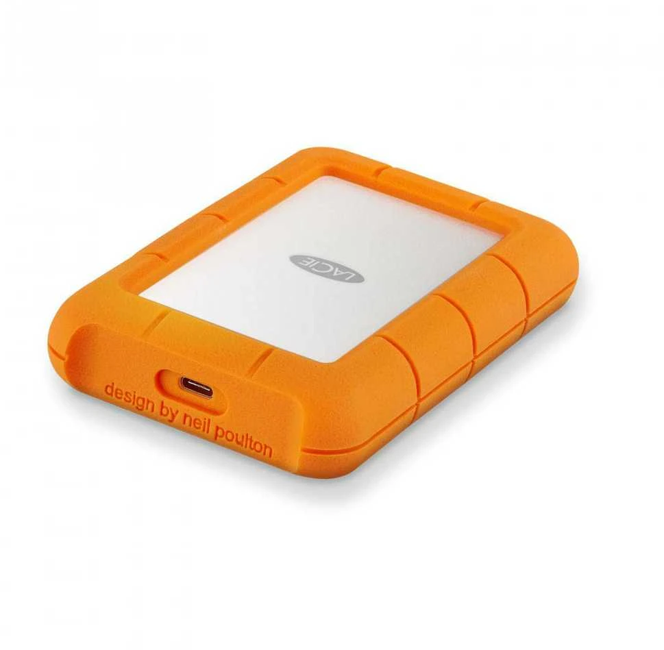Kietasis diskas „LaCie“ mobilusis diskas Tvirtas USB-C 2,5 colio 5 TB 3600 RPM USB3.1