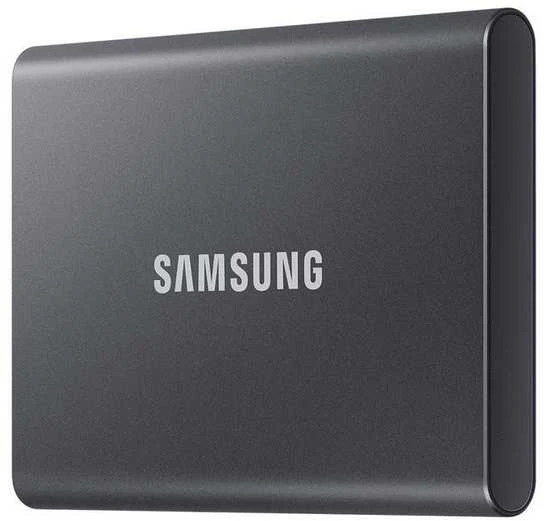 Kietasis diskas Samsung nešiojamas SSD | T7 | 4000 GB | USB 3.2 | Pilka