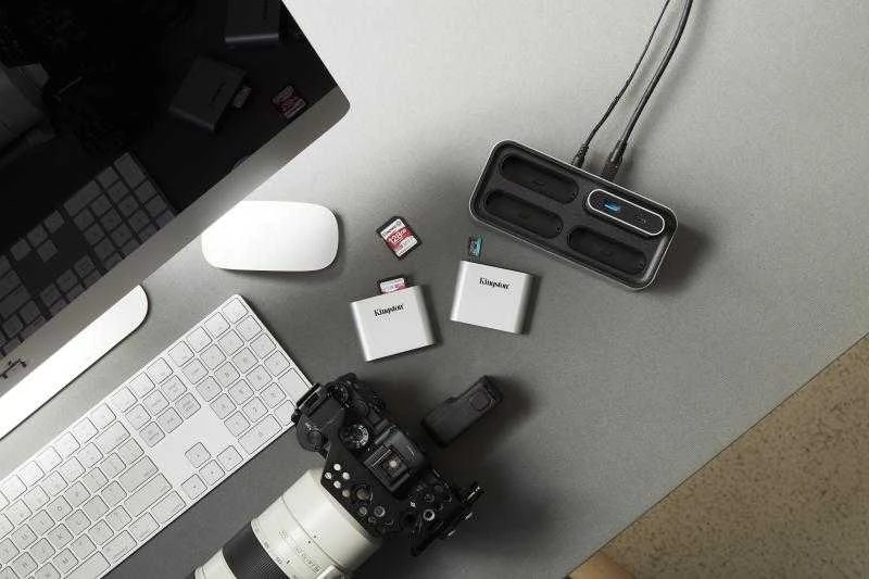 Skaitytuvas Kingston Workflow USB miniHub USB-C/A (WFS-USB)