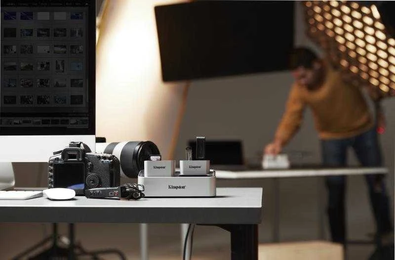 Skaitytuvas Kingston Workflow USB miniHub USB-C/A (WFS-USB)